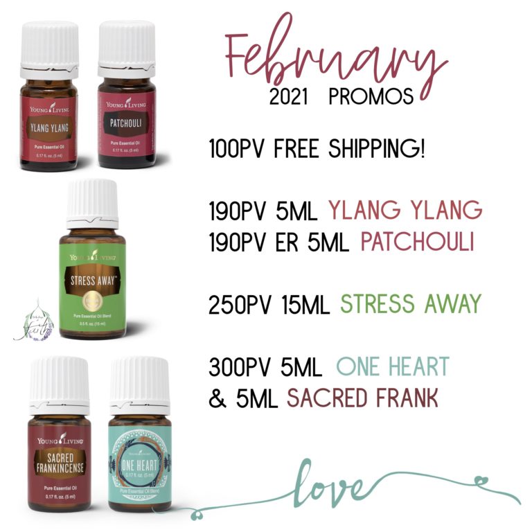 February Young Living Promos