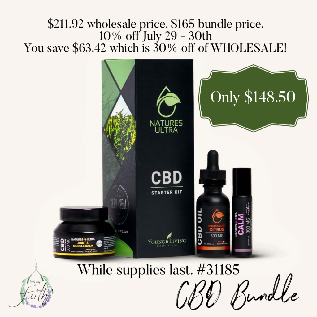 CBD Bundle is including in Young Living's Surprise Sale!