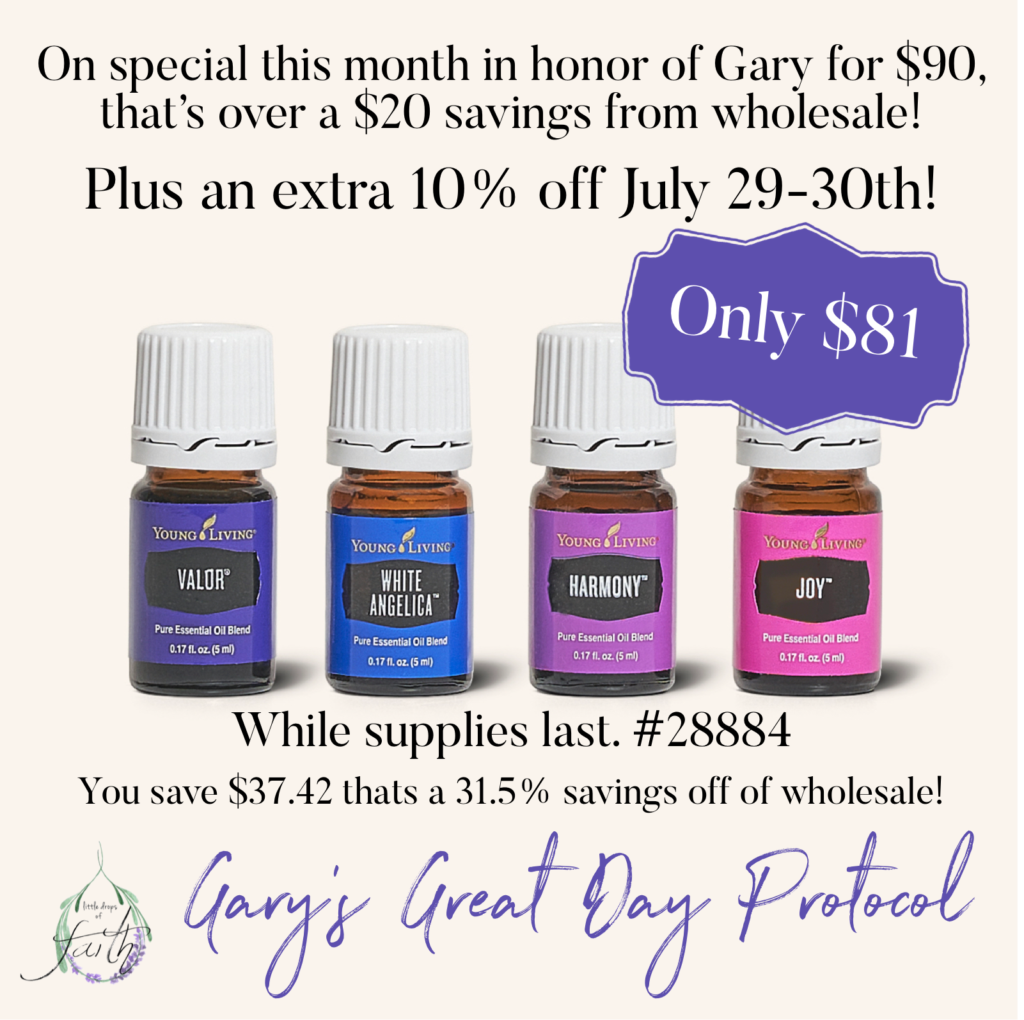 Gary's Great Day Protocol which was already discounted in honor of Gary's birthday is an additional 10% off