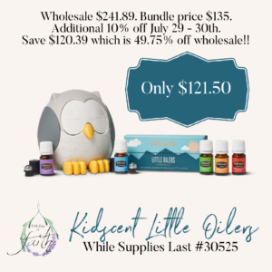 Kidscent Little Oiler Bundle with additional 10% off is a crazy good deal at only @121.50!