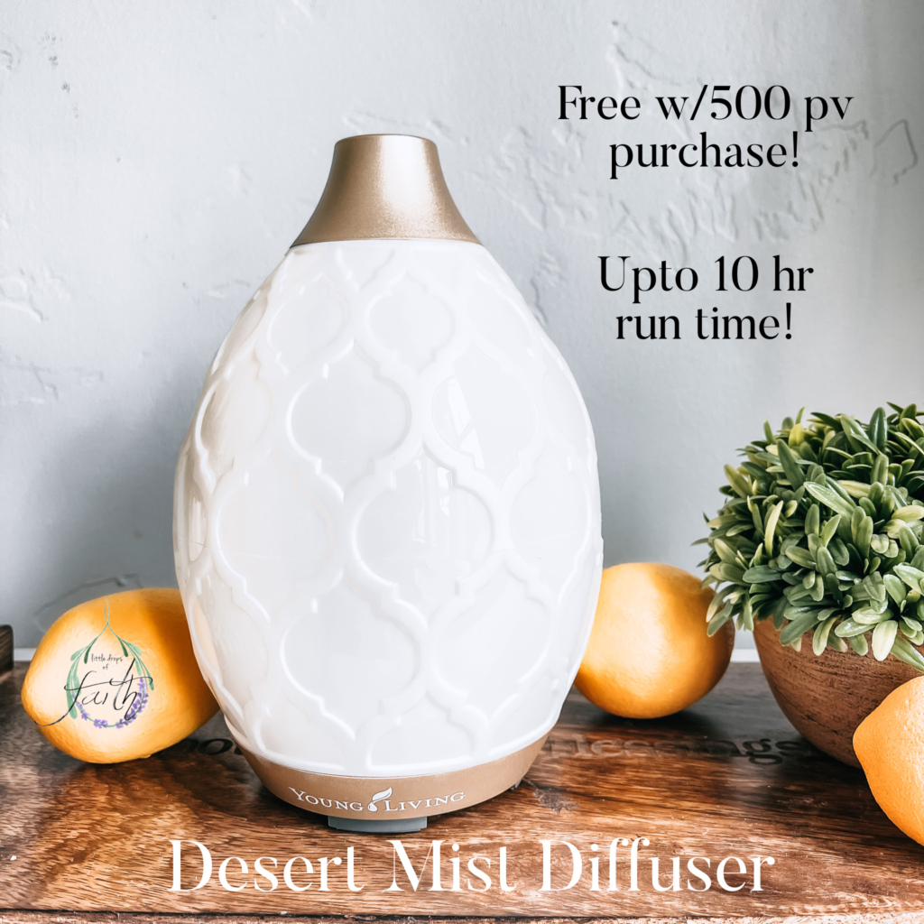 free desert mist diffuser with 500 pv during the month of  August