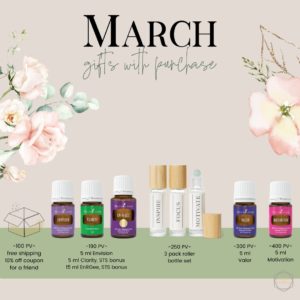 March’s Free Gifts with Purchase